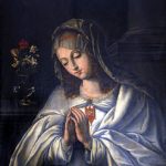 Virgen de La Merced. José Gil de Castro, 1817-1819. Óleo sobre tela Colección Museo de Arte Colonial de San Francisco.