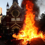 Las iglesias tampoco se han salvado de ser quemadas y destruidas