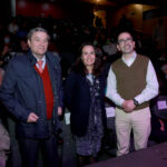 Juan Manuel Casanueva, la alcaldesa de Vitacura, Camila Merino y Yamil Hussein