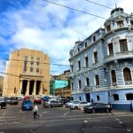 Corte de apelaciones de Valparaíso y  Edificio de la Comandancia en jefe de la Armada de Chile